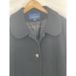 VTG Mackintosh New England Pea Coat Black Wool Women's Sz 2XUSA Photo 2