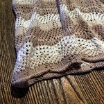 Princess Polly Leah Crochet Shorts Brown and White Stripes Size 8 Photo 3