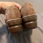 B.O.C. Brown Lace Leather Peggy Clogs Size 7.5 Photo 3