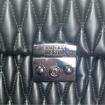 Badgley Mischka  Black Vegan‎ Leather Crossbody Bag Quilted Designer Adjustable Photo 4