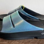 OOFOS OoAhh Luxe Unisex Slide Atlantis Colorway Size 9 or 11 #B1825 Blue Photo 0