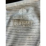 Old Navy  Active Wear Women Tank Top White Black Striped Semi Fitted Racer Back L Photo 6