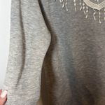 Mmmmmm Women’s Long Sleeve Grey High Low Long Sleeve Top With Lace Accent M Gray Size M Photo 7