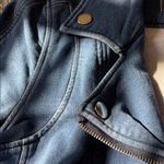 BLANK NYC  Blue Denim Hello Moto Style Jacket Womens Small Photo 7