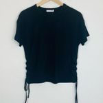 Rag and Bone black side tie cropped t shirt. Size XS Photo 0