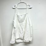 Torrid  Women White Cloud Dancer Babydoll Top Blouse NWT 6X Photo 2