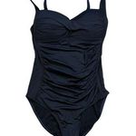 Sea Level Australia Essential Twist Front One Piece US 4 NWT Navy Blue Photo 0