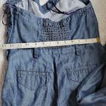 Elevenses Anthropologie   Blue Denim Jumpsuit Size 6 Photo 7