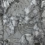 Alex Evenings Alex Evening Silver Embroidered Sequins Flare Party Wedding Guest Dress Size 16 Photo 5