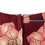 Voodoo Vixen Bow Front Floral Burgundy Dress size small Pin Up Red Photo 5