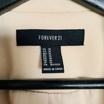 Forever 21 Women's Cream/Biege/Tan Spring Work Dressy One Button Blazer | Size M Photo 4