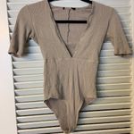 SM lavender ribbed 3/4 sleeve bodysuit Photo 1