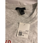 Forever 21  Tokyo Graphic Tee Cropped Fit Gray S NWT Photo 3