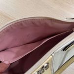 Coach Vintage Y2K Butter Cream/Yellow Leather Top Handle Mini Bag Handbag Clutch Photo 6