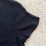 Alice + Olivia  AIR Black Cutout Back T-Shirt Maxi Dress Size 0 Photo 16