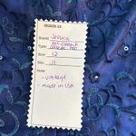 Jessica McClintock Vintage Corset Top 12 Cropped Beaded Embellished Party USA Photo 6