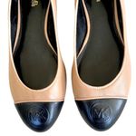 Michael Kors EUC Leather Colorblock Logo Embossed Flats Photo 1
