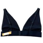 SKIMS  Midnight Black Ribbed Bralette Photo 1
