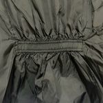 Good American  Medium Pleated Satin Bomber Jacket Black Sheer Streetwear NWT Photo 6