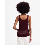 Madewell NWT Linen Sweater Tank In Mulberry Wine Size XL Photo 2