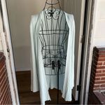 Eileen Fisher  Light Blue Open Front long casual minimalist cardigan size Large Photo 2