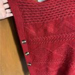 Westbound NWOT   Cozy Red Turtleneck Sweater puncho Photo 2