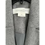 Treasure & Bond Herringbone Oversized Blazer Grey Charcoal NWT XS Photo 7
