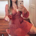 ZARA Ruffled Dotted Mesh Dress Photo 9