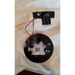 White Button Front Collared Shirt Dress Sheer Lace Waist by Cutie from Modcloth Size 10 Photo 5