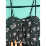 Band of Gypsies Women's Black White Paisley Mini Dress Size M Photo 1