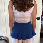 DUC Mini Skirt Blue/White S Blue Photo 3