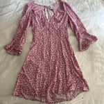 Reformation NWT  Pink Floral Dress Photo 0