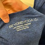 Beyond Yoga  Blue Open Back Tank Top Photo 5