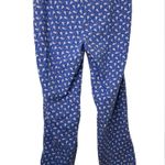 Vineyard Vines  Womens Pajama Pants Cotton Purple Pink Lacrosse Whale Print Photo 1