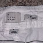 A New Day Stretch White High Rise Khaki Shorts Photo 7