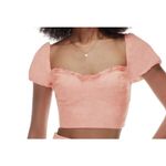 Aritzia  Wilfred wander organic linen crop blouse Medium Photo 1