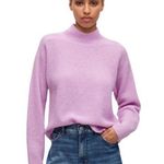 Hugo Boss NWT  mock neck sweater sz L light purple pink Photo 0