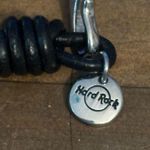 Hard Rock Cafe unisex guitar jack pendant cord necklace Photo 2