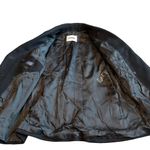 Babaton  Cashmere Blend Double Breasted Black Peacoat Coat Jacket Size Medium Photo 6