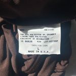 BCX Made in USA Early 2000's Dark Brown Cinched Babydoll Rhinestone Halter Top L Photo 7