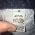 American Eagle raw hem cuffed size 2 denim shortie shorts Blue Photo 1