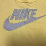 Nike Icon Clash semi cropped graphic top topaz yellow drawstring waist XS Photo 10