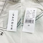 PacSun NWT Eco White & Green Mom Jeans Relaxed Fit Tapered Denim Size 29 | 8 NEW Photo 10