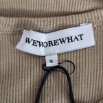 We Wore What Light Brown Bodysuit NWT Medium Muscle Bodysuit Photo 5