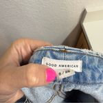Good American  Good Girlfriend High Rise Denim Light Blue Size 6 Photo 2