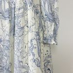 $550 NWOT SEE BY CHLOÉ Floral Printed Dress White Light Blue Size 38 Silk blend Photo 10