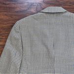 Burberry vintage • blazer plaid wool double breasted yellow blue cream mini Photo 13