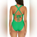 Becca MODERN EDGE PLUNGE One Piece Women’s Swimsuit Size M NWT Photo 7