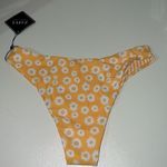 Zaful  floral Yellow Bikini Bottom. Size S Photo 1