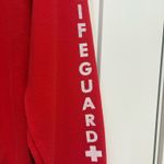 Gildan Heavy Blend “Lifeguard – Pismo Beach, CA” Red Hoodie – Size Large Photo 1